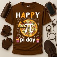Happy Pi Day Mathematic Math Teacher For Pi Day 3.14 Performance Shirt