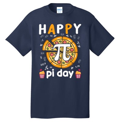 Happy Pi Day Mathematic Math Teacher For Pi Day 3.14 Tall T-Shirt