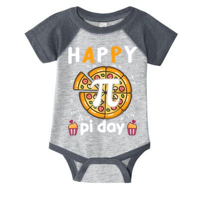 Happy Pi Day Mathematic Math Teacher For Pi Day 3.14 Infant Baby Jersey Bodysuit