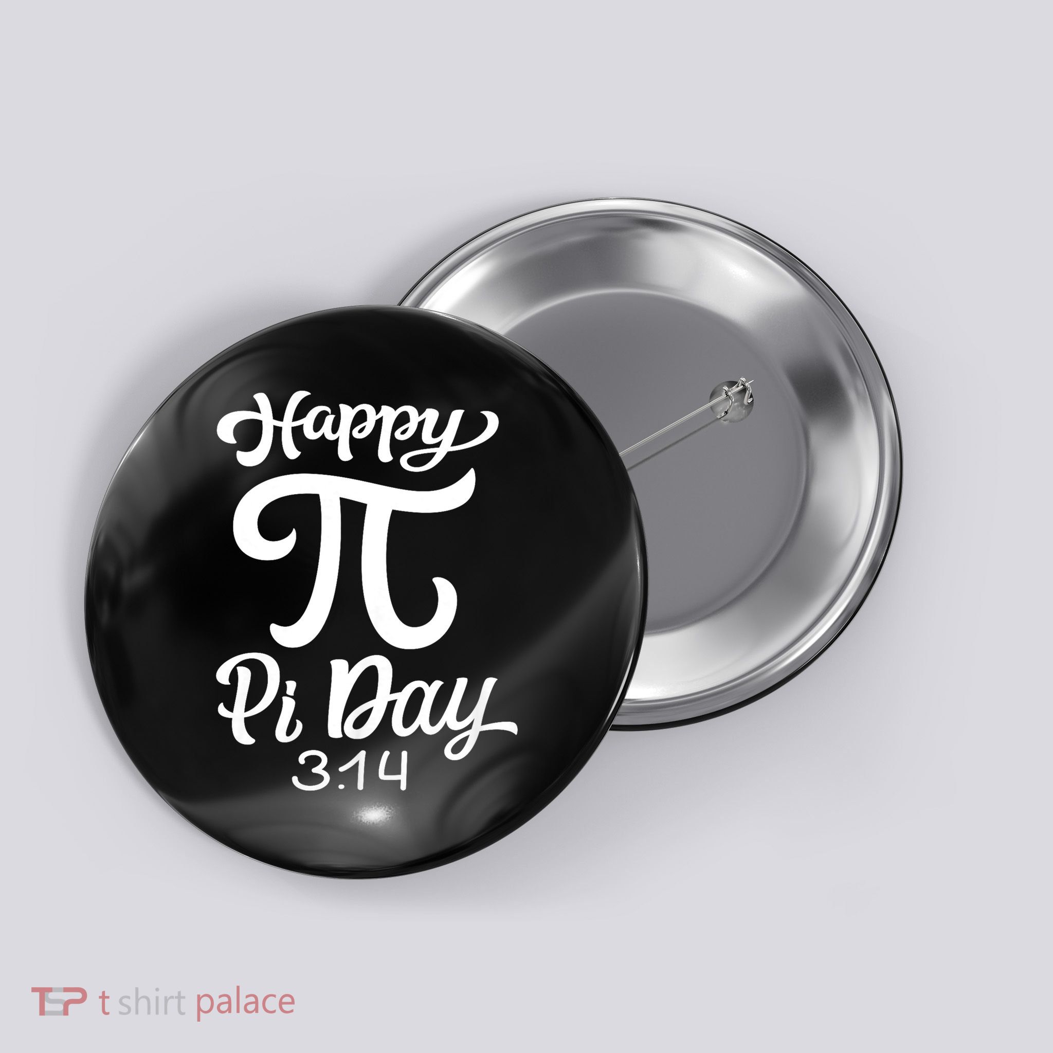 Happy Pi Day 3,14 Button
