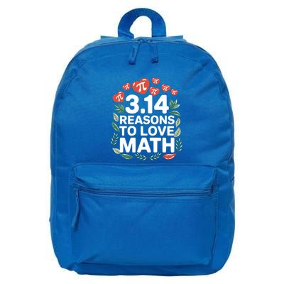 Happy Pi Day Math Teacher Mathematics Irrational Pi Symbol Gift 16 in Basic Backpack