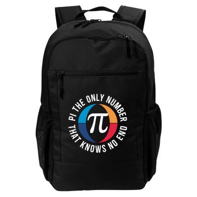 Happy Pi Day Math Teacher Mathematics Irrational Pi Symbol Gift Daily Commute Backpack