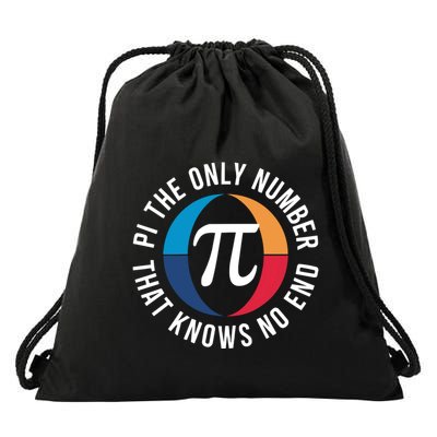 Happy Pi Day Math Teacher Mathematics Irrational Pi Symbol Gift Drawstring Bag