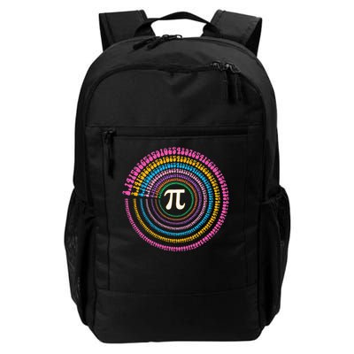 Happy Pi Day Funny Pi Day Spiral Pi Math Colorful Pi 3 Daily Commute Backpack