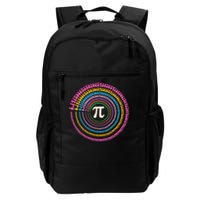 Happy Pi Day Funny Pi Day Spiral Pi Math Colorful Pi 3 Daily Commute Backpack