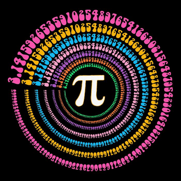 Happy Pi Day Funny Pi Day Spiral Pi Math Colorful Pi 3 Daily Commute Backpack