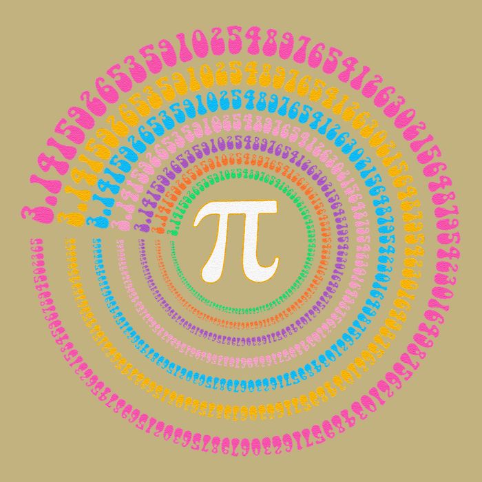 Happy Pi Day Funny Pi Day Spiral Pi Math Colorful Pi 3 Mousepad