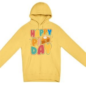 Happy Pi Day 3 14 Pie Slice March 14 Premium Pullover Hoodie