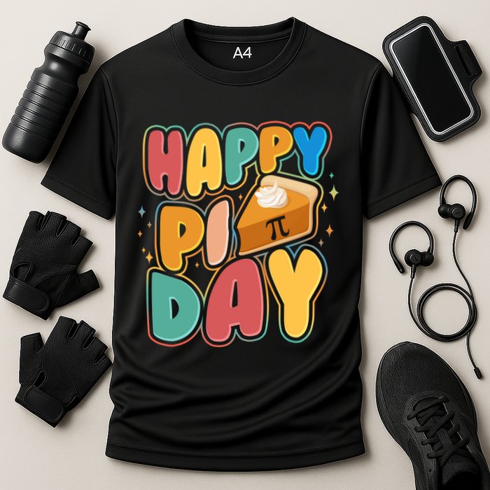 Happy Pi Day 3 14 Pie Slice March 14 Performance Shirt