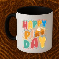 Happy Pi Day 3 14 Pie Slice March 14 Mug