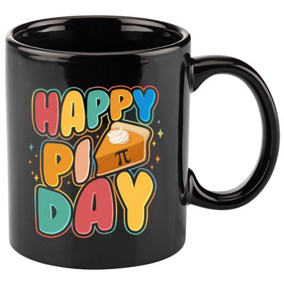 Happy Pi Day 3 14 Pie Slice March 14 11oz C Handle Ceramic Mug