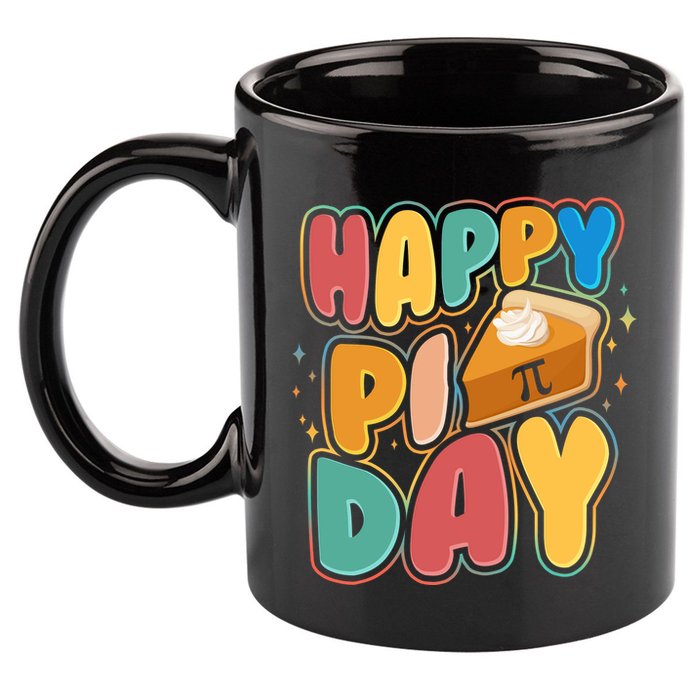 Happy Pi Day 3 14 Pie Slice March 14 11oz C Handle Ceramic Mug