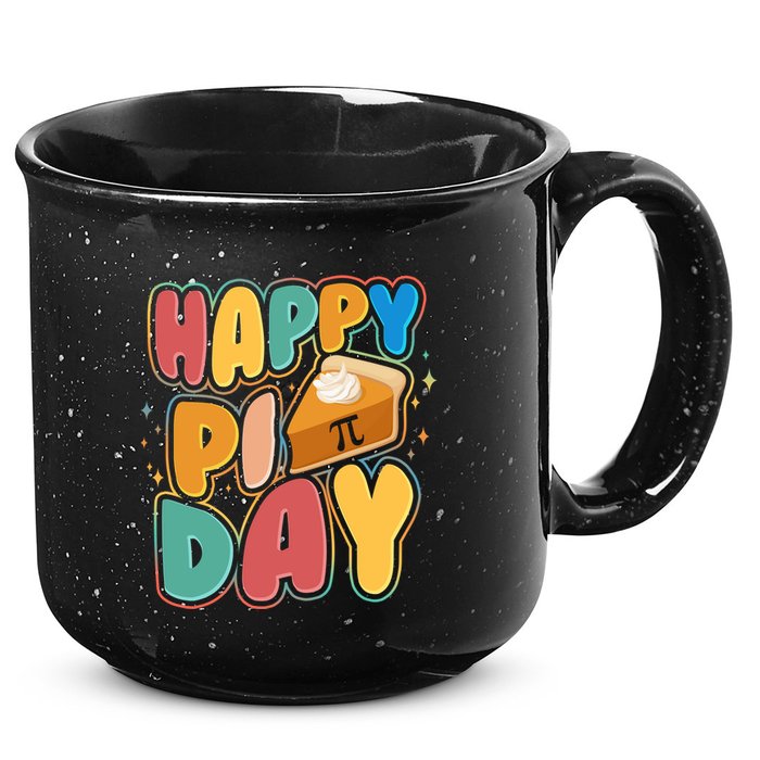 Happy Pi Day 3 14 Pie Slice March 14 15oz Campfire Ceramic Mug