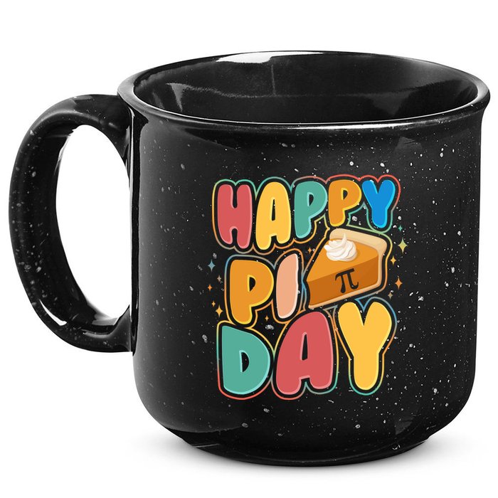 Happy Pi Day 3 14 Pie Slice March 14 15oz Campfire Ceramic Mug