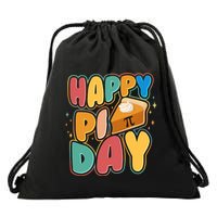 Happy Pi Day 3 14 Pie Slice March 14 Drawstring Bag