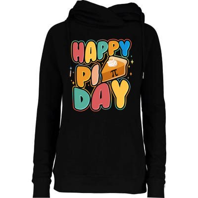 Happy Pi Day 3 14 Pie Slice March 14 Womens Funnel Neck Pullover Hood