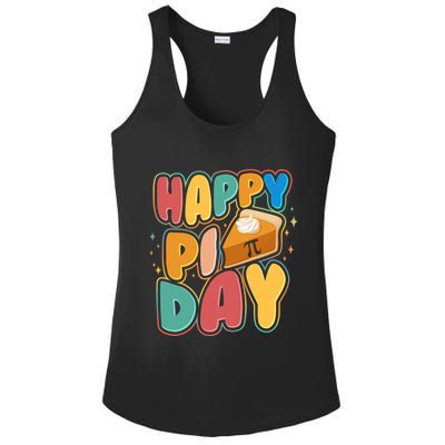 Happy Pi Day 3 14 Pie Slice March 14 Ladies PosiCharge Competitor Racerback Tank