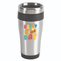 Happy Pi Day 3 14 Pie Slice March 14 16oz Travel Tumbler