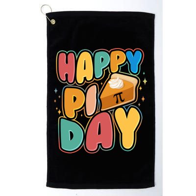 Happy Pi Day 3 14 Pie Slice March 14 Golf Towel