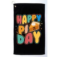 Happy Pi Day 3 14 Pie Slice March 14 Golf Towel