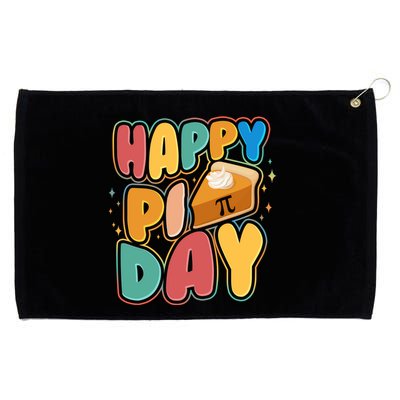 Happy Pi Day 3 14 Pie Slice March 14 Grommeted Golf Towel