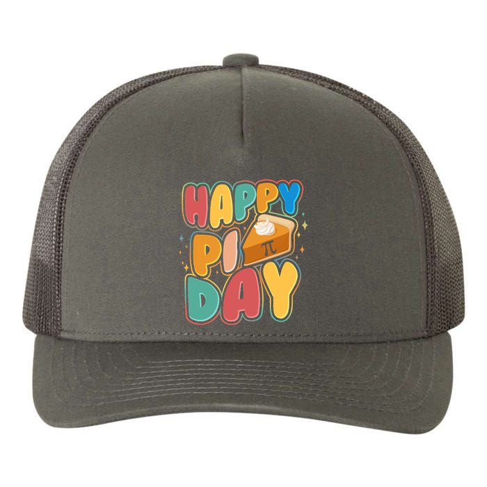Happy Pi Day 3 14 Pie Slice March 14 Yupoong Adult 5-Panel Trucker Hat