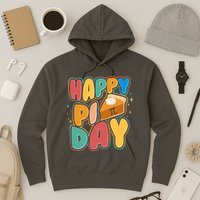 Happy Pi Day 3 14 Pie Slice March 14 Hoodie
