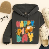 Happy Pi Day 3 14 Pie Slice March 14 Hoodie