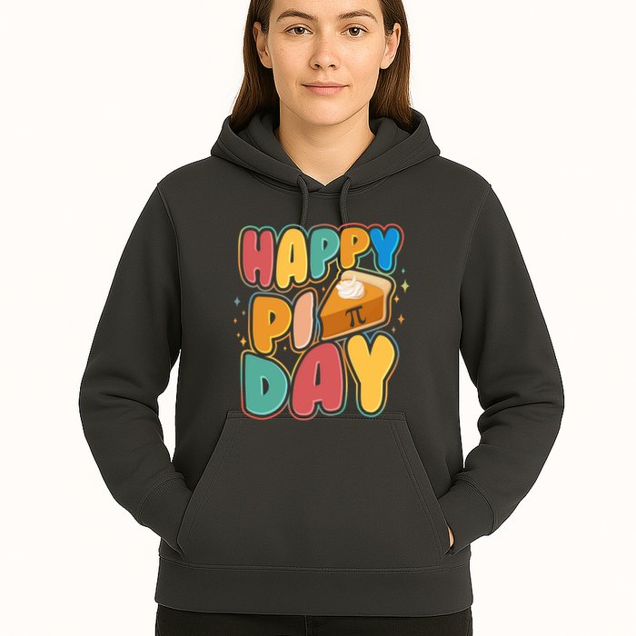 Happy Pi Day 3 14 Pie Slice March 14 Hoodie