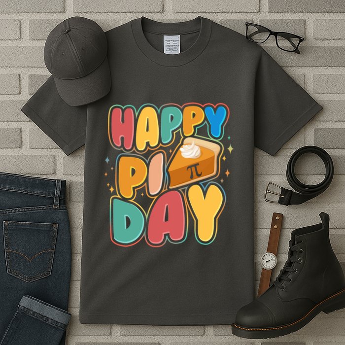 Happy Pi Day 3 14 Pie Slice March 14 Tall T-Shirt