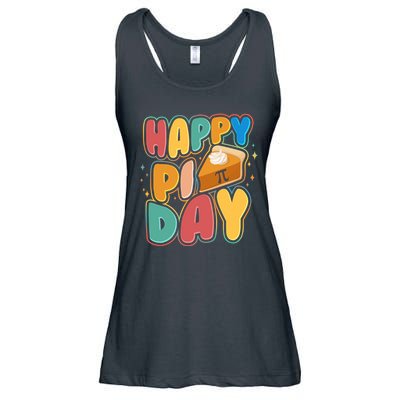 Happy Pi Day 3 14 Pie Slice March 14 Ladies Essential Flowy Tank