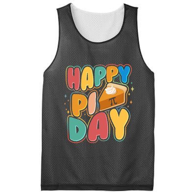 Happy Pi Day 3 14 Pie Slice March 14 Mesh Reversible Basketball Jersey Tank