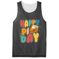 Happy Pi Day 3 14 Pie Slice March 14 Mesh Reversible Basketball Jersey Tank