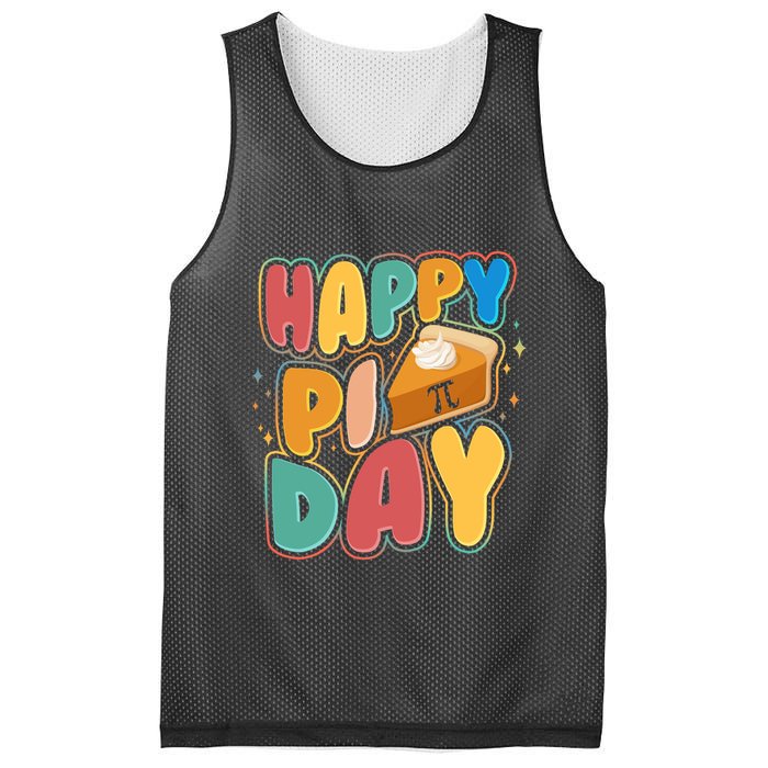 Happy Pi Day 3 14 Pie Slice March 14 Mesh Reversible Basketball Jersey Tank