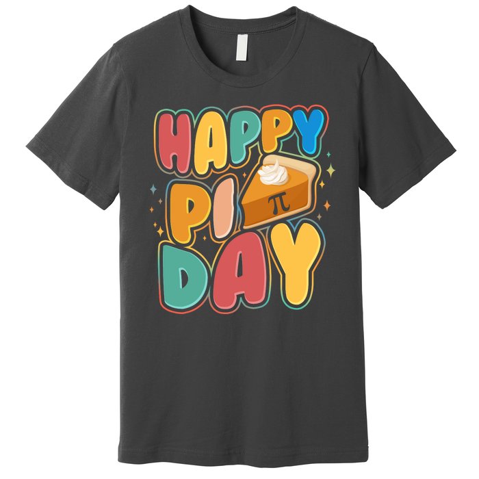 Happy Pi Day 3 14 Pie Slice March 14 Premium T-Shirt