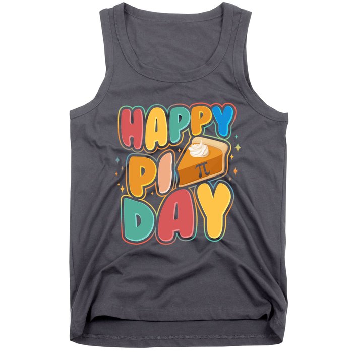 Happy Pi Day 3 14 Pie Slice March 14 Tank Top