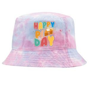 Happy Pi Day 3 14 Pie Slice March 14 Tie-Dyed Bucket Hat