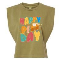 Happy Pi Day 3 14 Pie Slice March 14 Garment-Dyed Women's Muscle Tee