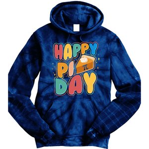 Happy Pi Day 3 14 Pie Slice March 14 Tie Dye Hoodie