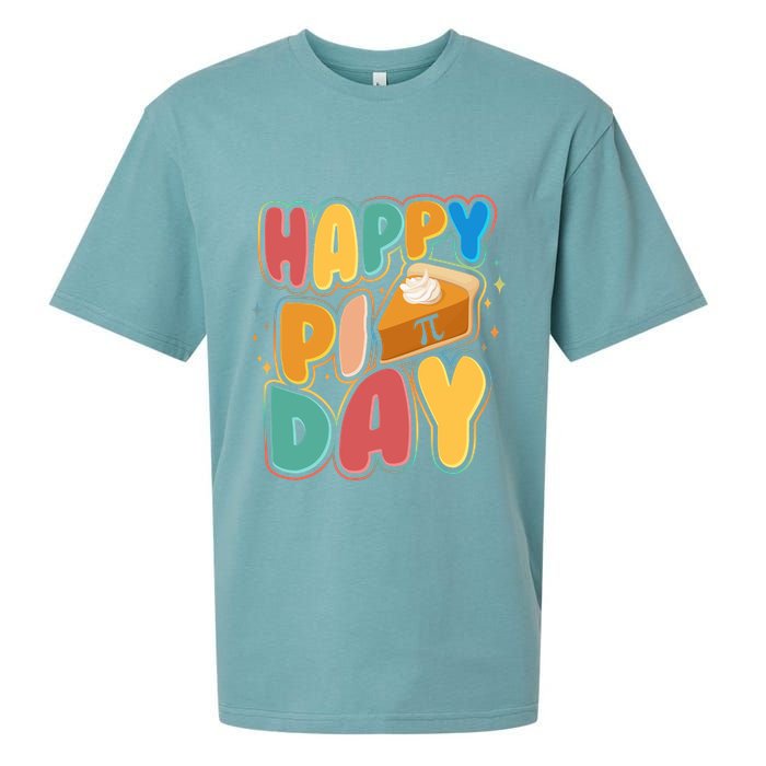 Happy Pi Day 3 14 Pie Slice March 14 Sueded Cloud Jersey T-Shirt