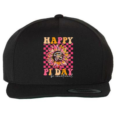 Happy Pi Day Pie Be Irrational Math Teacher Pi Day Lover Wool Snapback Cap