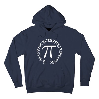 Happy Pi Day March 14 Circular 3.14 Many Digits Science Math Hoodie