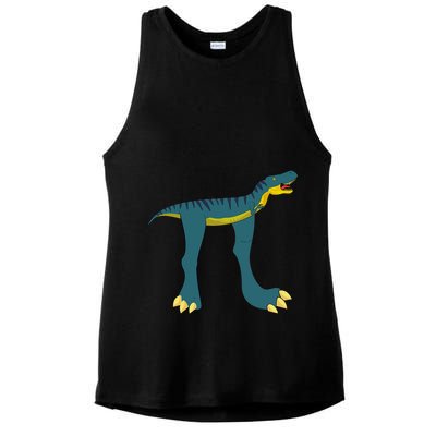 Happy Pi Day Dino Dinosaur T Rex Math Lover Boy Girl Ladies PosiCharge Tri-Blend Wicking Tank