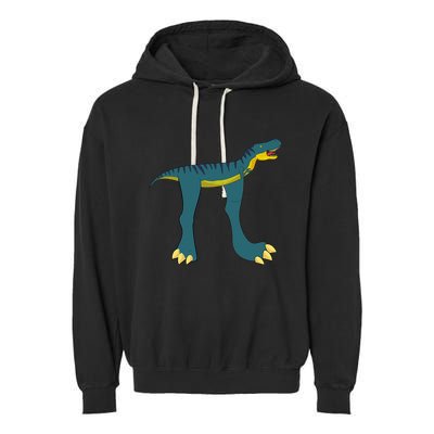 Happy Pi Day Dino Dinosaur T Rex Math Lover Boy Girl Garment-Dyed Fleece Hoodie