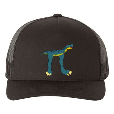 Happy Pi Day Dino Dinosaur T Rex Math Lover Boy Girl Yupoong Adult 5-Panel Trucker Hat