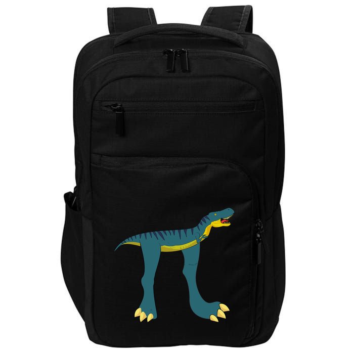 Happy Pi Day Dino Dinosaur T Rex Math Lover Boy Girl Impact Tech Backpack