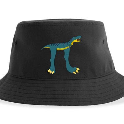 Happy Pi Day Dino Dinosaur T Rex Math Lover Boy Girl Sustainable Bucket Hat