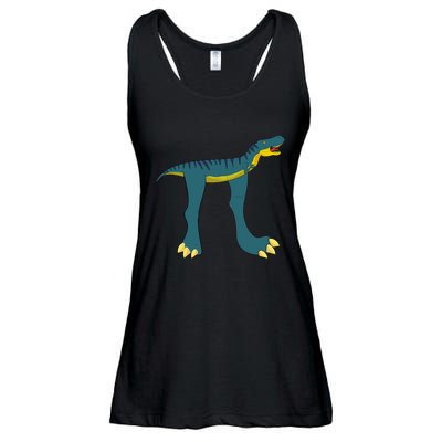Happy Pi Day Dino Dinosaur T Rex Math Lover Boy Girl Ladies Essential Flowy Tank
