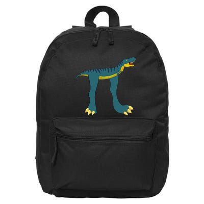 Happy Pi Day Dino Dinosaur T Rex Math Lover Boy Girl 16 in Basic Backpack