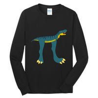 Happy Pi Day Dino Dinosaur T Rex Math Lover Boy Girl Tall Long Sleeve T-Shirt